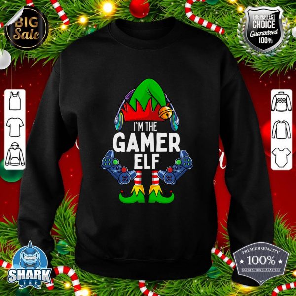 Gamer Elf Matching Family Christmas sweatshirt