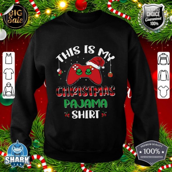 This Is My Christmas Pajama Shirt Gaming Console Xmas Gamer sweatshirt