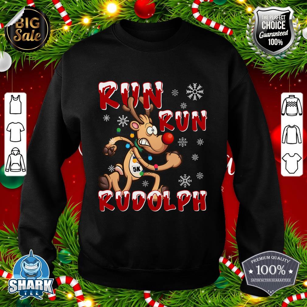 Christmas 5K Run Run Rudolph Holiday Team Running Outfit sweatshirt