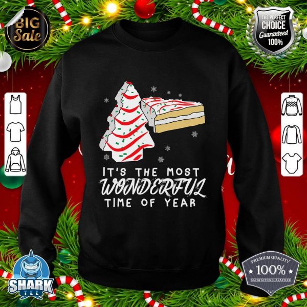 Christmas Tree Cakes it's the most wonderful time of year sweatshirt