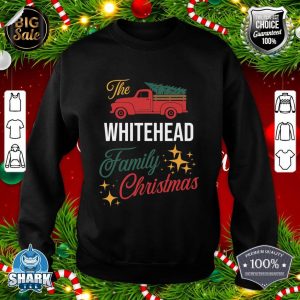 The Whitehead Family Christmas Matching Pajamas Group Gift sweatshirt