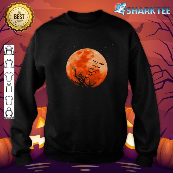 Spooky Halloween Moon sweatshirt