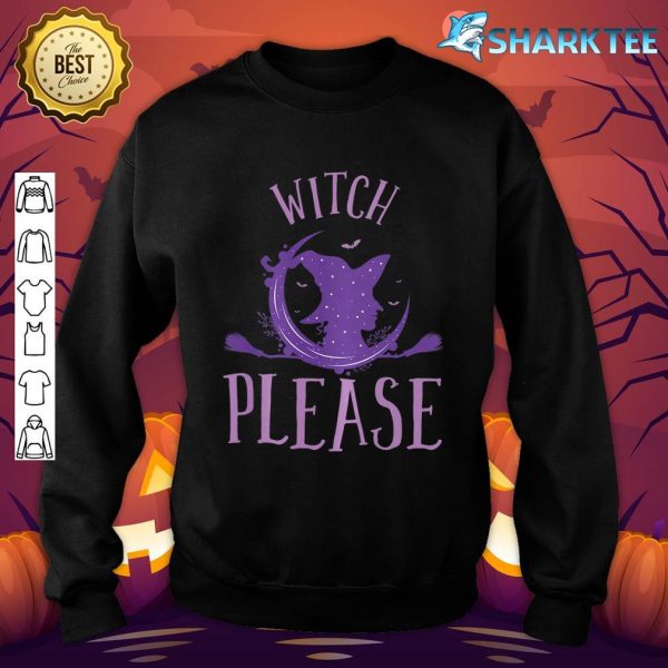 Womens Creepy Fun Witches Halloween Women Girls Witch Premium sweatshirt
