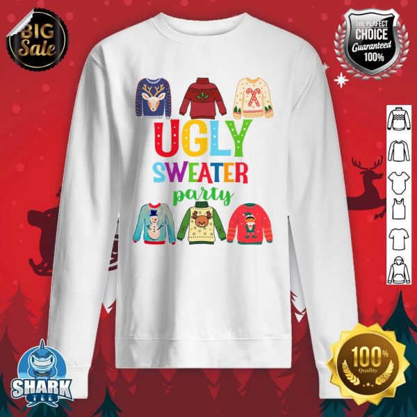 Funny Ugly Sweater Christmas X-mas Holiday Party Apparel sweatshirt