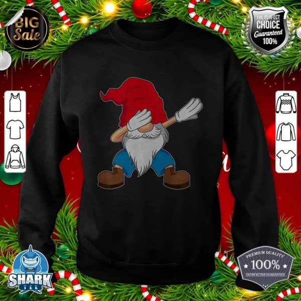 Dabbing Gnome Christmas Family Matching Novelty Premium sweatshirt