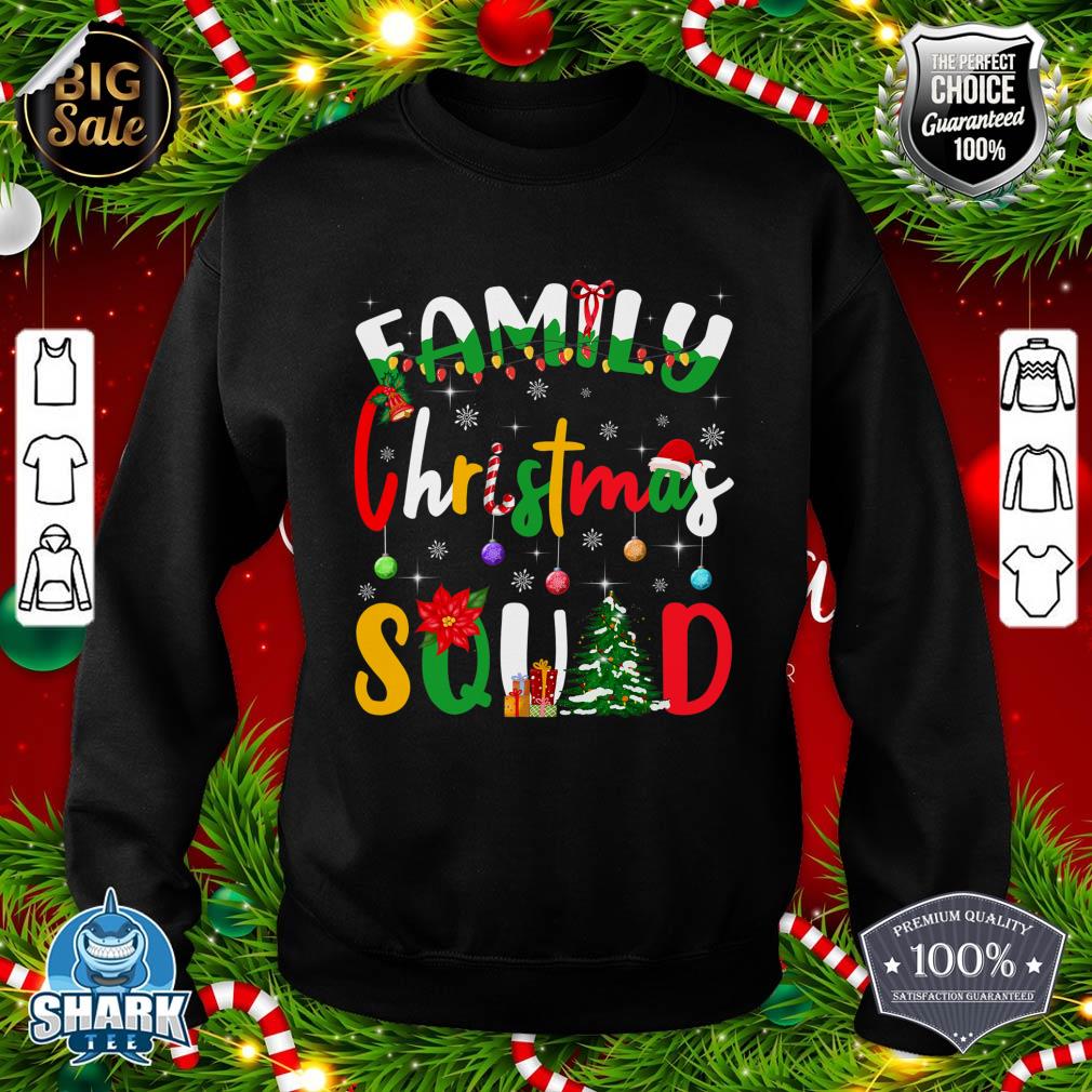 Christmas Morning Squad Xmas Holiday Pajama Matching Family sweatshirt
