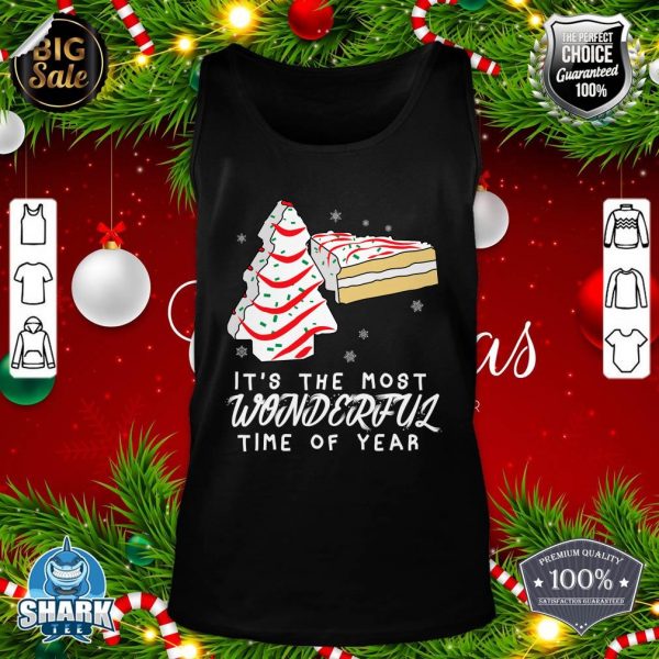 Christmas Tree Cakes it's the most wonderful time of year tank-top