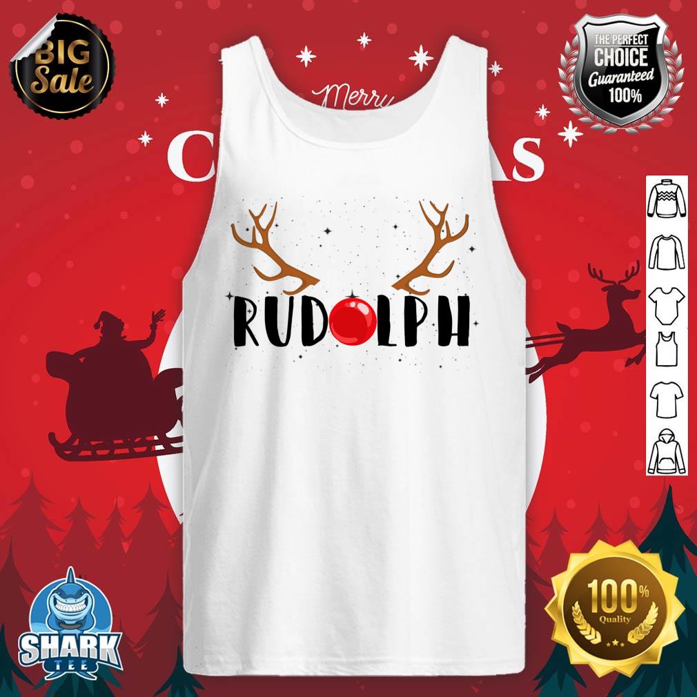 Rudolph Red Nose Reindeer Christmas Xmas tank-top