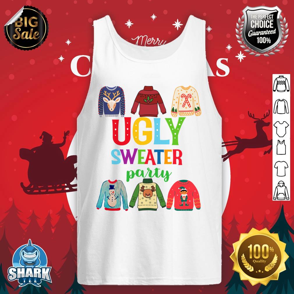 Funny Ugly Sweater Christmas X-mas Holiday Party Apparel tank-top