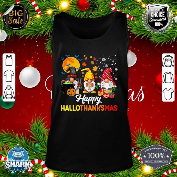 Christmas Happy Hallothanksmas tank-top