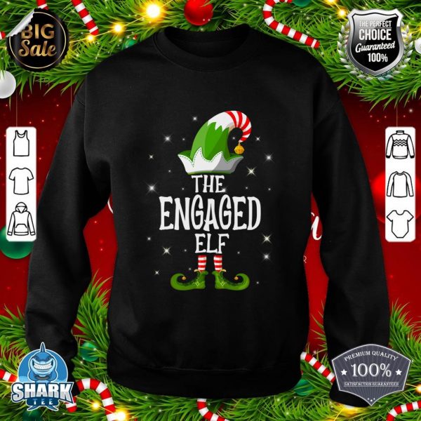The Engaged Elf Family Matching Group Christmas Sweatshirt