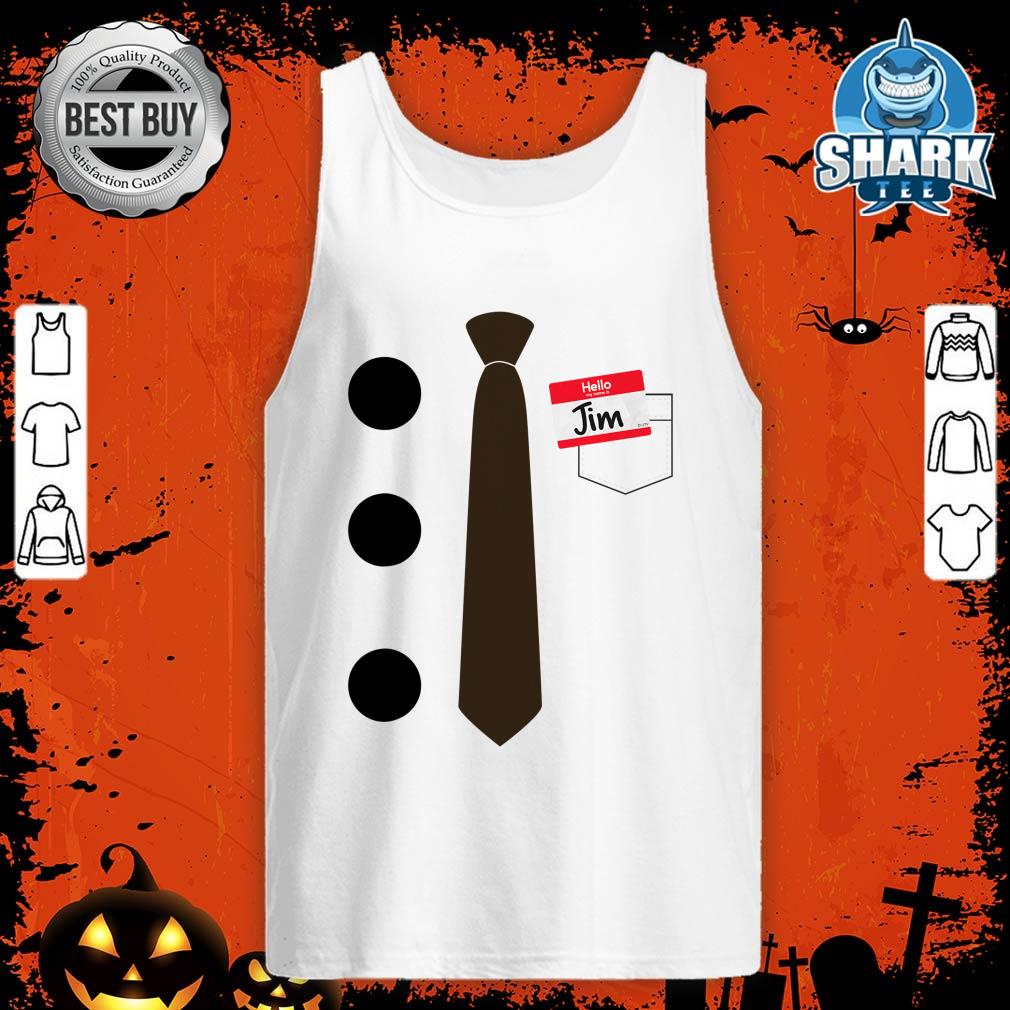 The Office Jim Three Hole Punch Halloween Costume Tank top