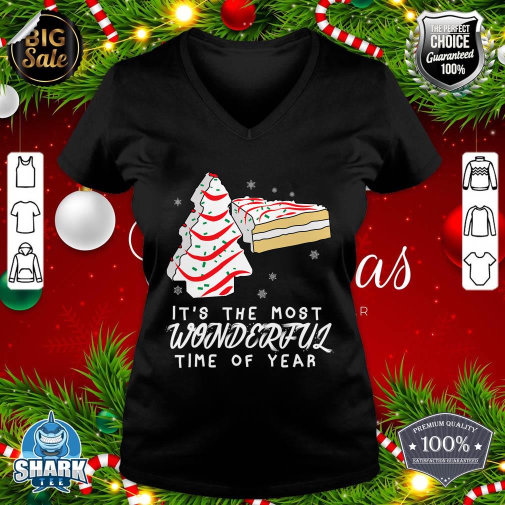 Christmas Tree Cakes it's the most wonderful time of year v-neck