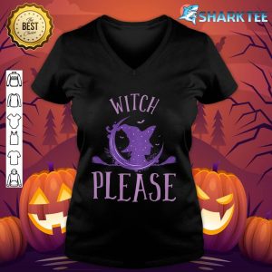 Womens Creepy Fun Witches Halloween Women Girls Witch Premium v-neck