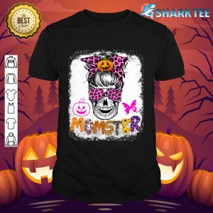 Womens Monster Breast Cancer Awareness Halloween Shirt