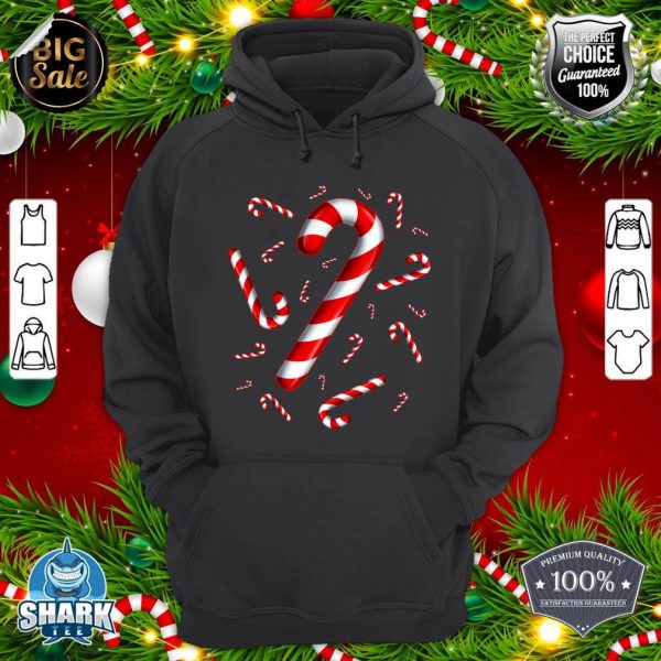 Candy Cane Merry and Bright Red and White Candy Costume hoodie