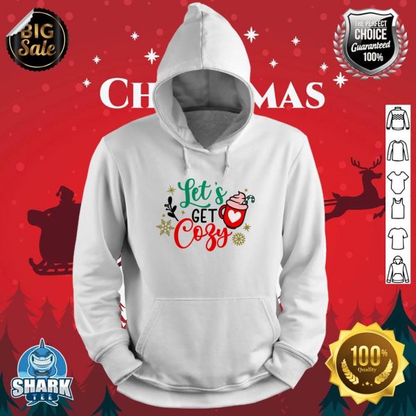 Christmas Family Matching Pajamas Funny Let's Get Cozy hoodie