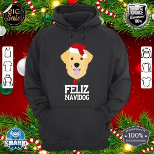 Feliz Navidog Merry Christmas Dog Golden Retriever hoodie