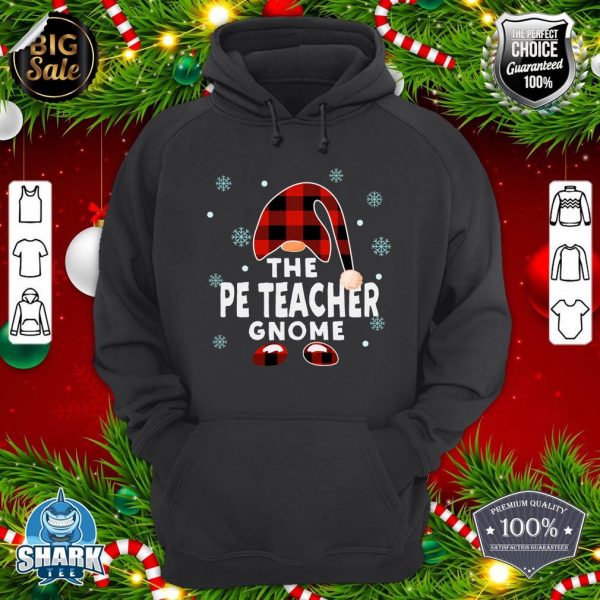 The PE Teacher Gnome Funny Matching Pajama Group Christmas hoodie