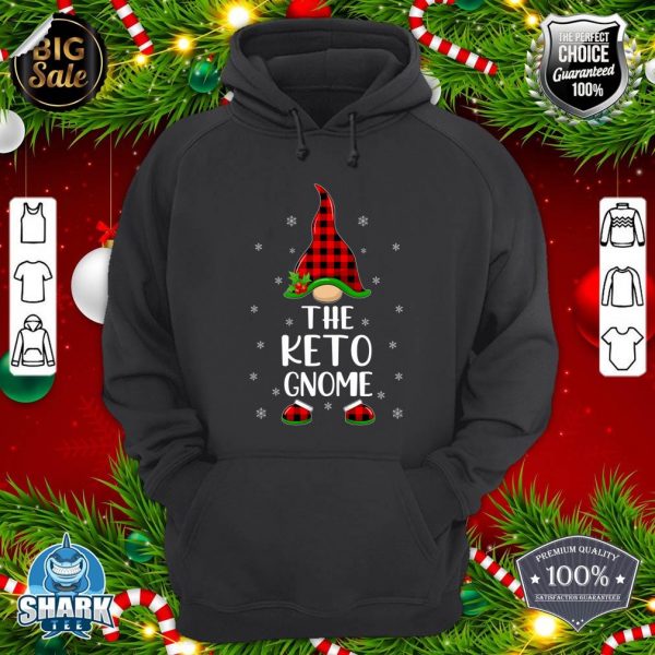 Matching Family Buffalo Plaid The Keto Gnome Christmas hoodie