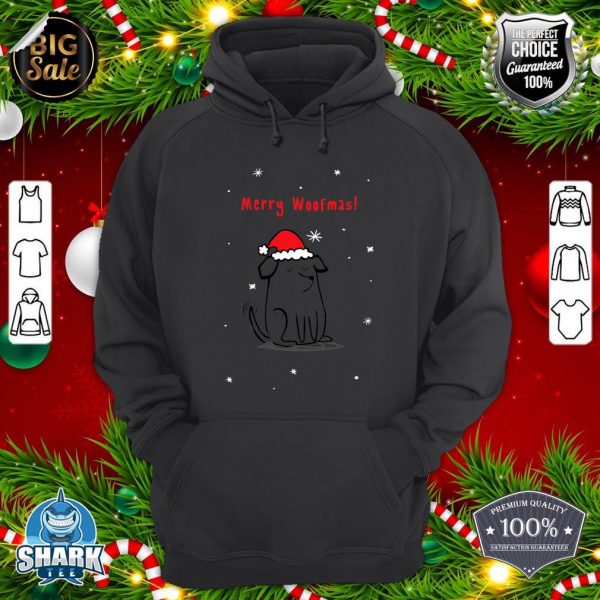 Merry Woofmas Cute Pooch Christmas Dog Lover Xmas Gift hoodie