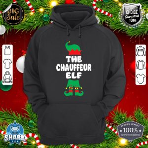 Chauffeur Elf Matching Family Christmas Group Funny Pajama hoodie