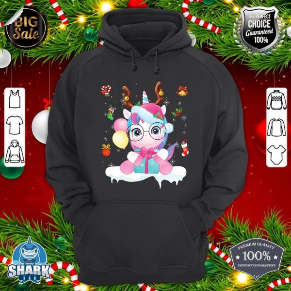 Nice Unicorn Santa Elf Christmas Ugly Sweater Merry Xmas Costume hoodie