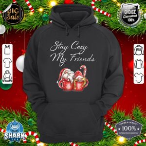 Cozy Christmas Gnomes and Hot Cocoa Stay Cozy My Friends T-Shirthoodie