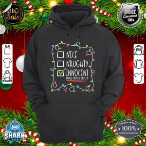 Funny Christmas Christmas Lover Tee, Naughty List hoodie