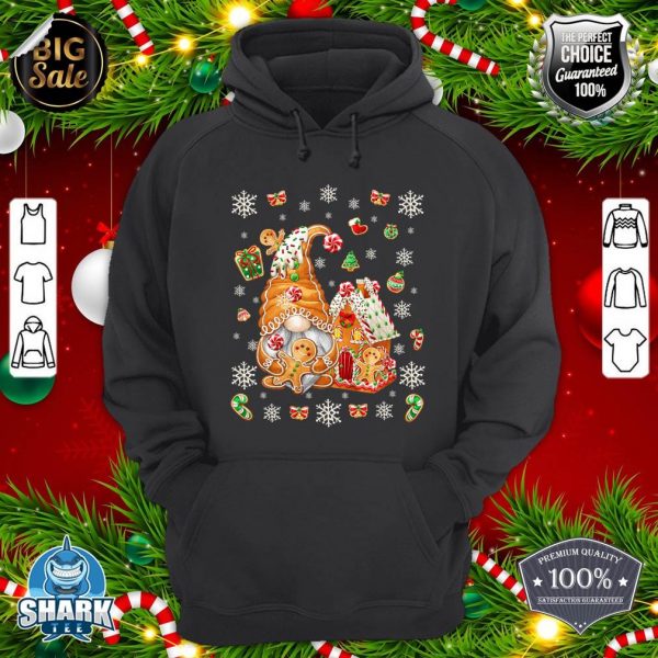 Gingerbreadman Gnomie Cute Pattern Family Christmas Gnome hoodie