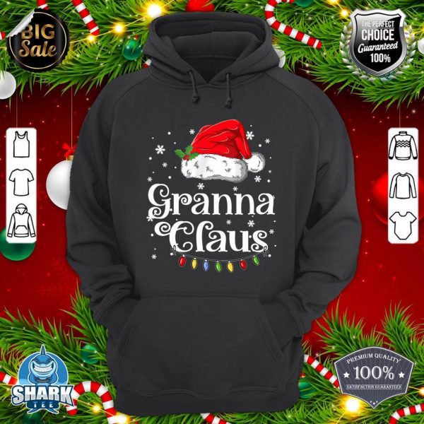 Granna Claus Shirt Christmas Pajama Family Matching Xmas hoodie