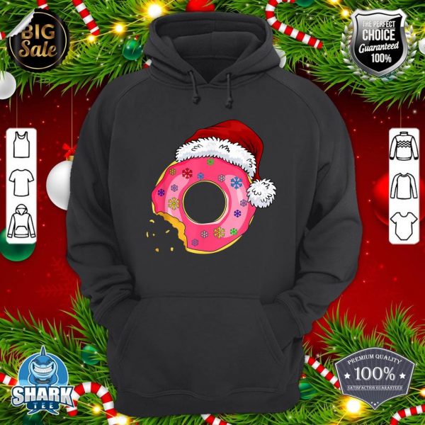 Donut Lovers Santa Hat Christmas Classic Tee hoodie