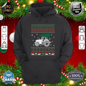 Tractor Ugly Christmas Sweater hoodie