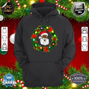 Black Family Merry Christmas African American Santa hoodie