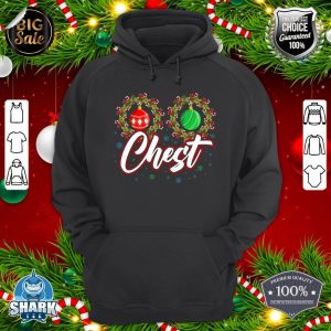Chest Nuts Christmas Funny Matching Couple Chestnuts hoodie