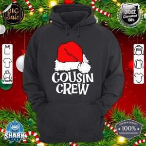 Cousin Crew Family Group Matching Christmas Pajama Party hoodie