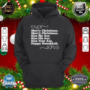 Merry Christmas Kiss My Ass Funny Quote Christmas Vacation hoodie
