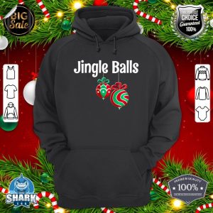 Jingle Balls Tinsel Tits Funny Couple Christmas Tinsel Tits hoodie