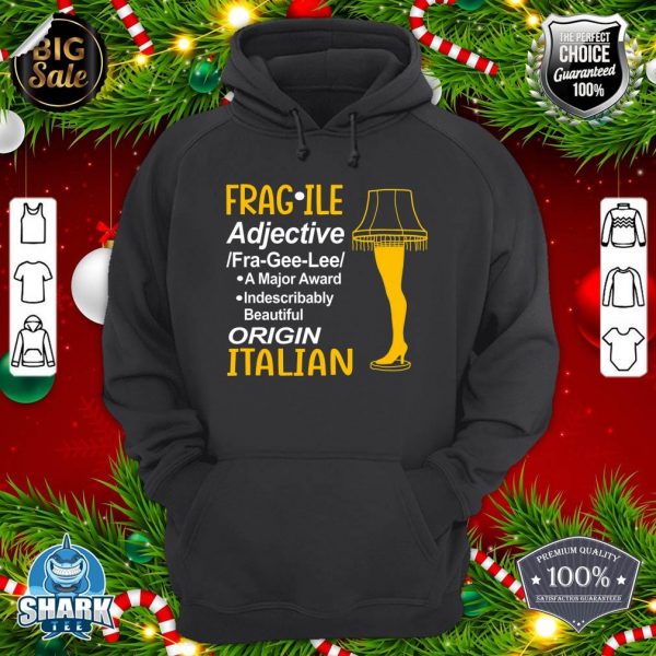 Leg Lamp Fragile Definition Funny Major Award Christmas hoodie