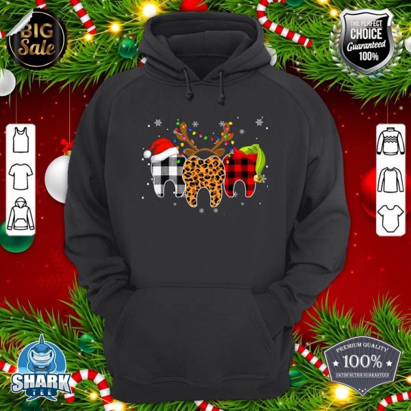 Merry Christmas Tooth Costume Dental Assistant Xmas hoodie