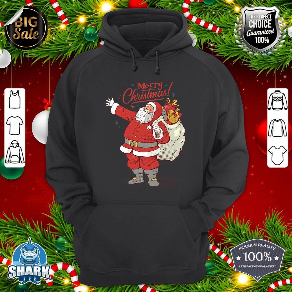Merry Christmas Vintage Classic Santa Clause hoodie