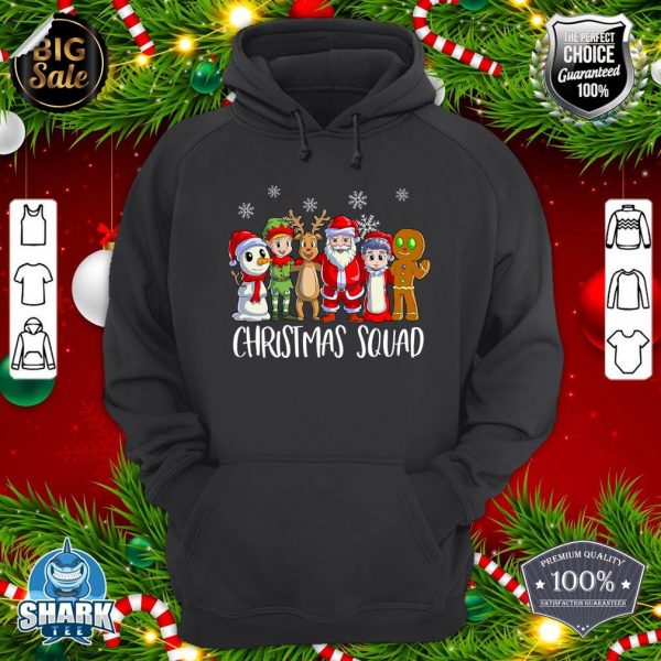 Family Matching Christmas Squad Santa Reindeer Elf Santa hoodie