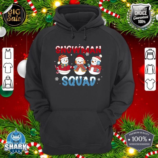 Snowman Squad Snow Christmas Xmas Happy Holiday Boy Girl Kid hoodie