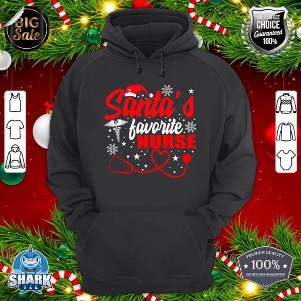 Santas Favorite Nurse Christmas hoodie