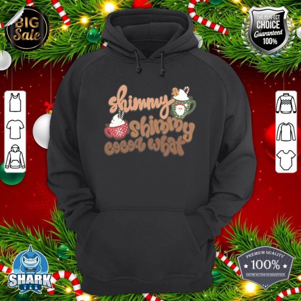 Shim my Cocoa What Merry Christmas Hot Cocoa Bleached hoodie