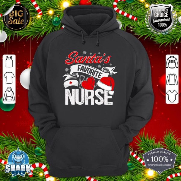 Santa's favorite nurse hoodie