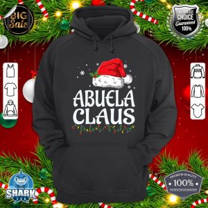 Abuela Claus Christmas Costume Gift Santa Matching Family hoodie