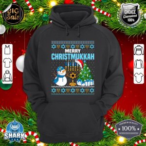 Happy Christmukkah Jewish Christmas Hanukkah Chanukah Gifts Premium hoodie