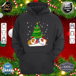 Guinea Pig Christmas Guinea Pigs Before Christmas Tree hoodie