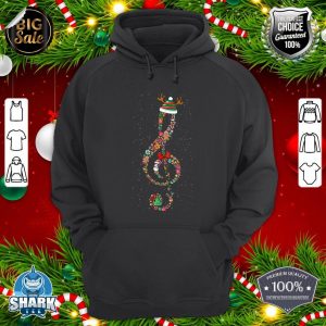 Music Note Symbol School Music Teacher Lover Christmas Xmas T-Shirthoodie